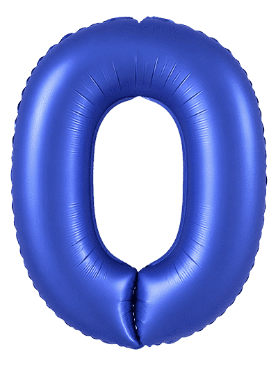 Number 0 - Cobalt Blue, 40"/102cm