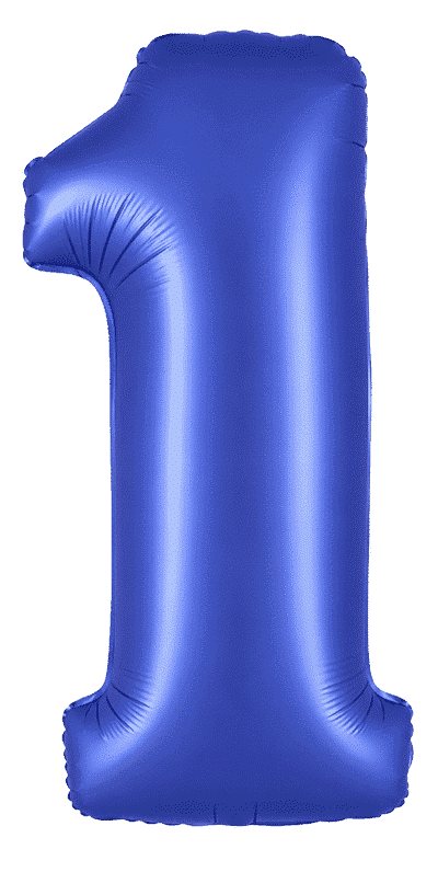 Number 1 - Cobalt Blue, 40"/102cm