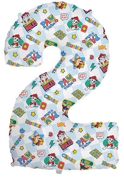 Number 2 PAW Patrol - 40"/102cm