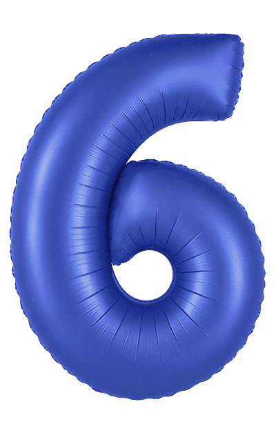 Number 6 - Cobalt Blue, 40"/102cm