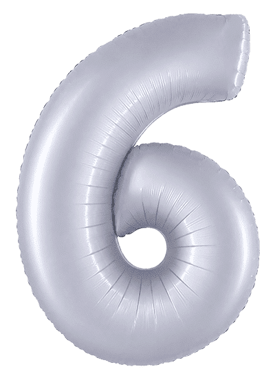 Number 6 - Cobalt Silver, 40"/102cm