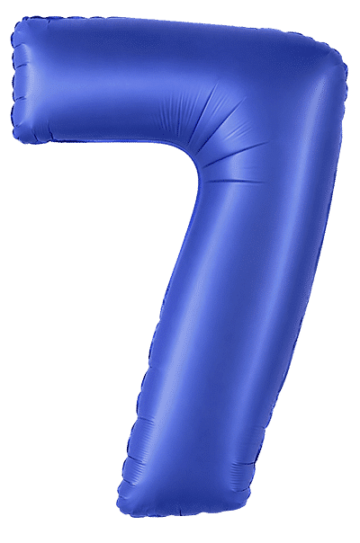 Number 7 - Cobalt Blue, 40"/102cm