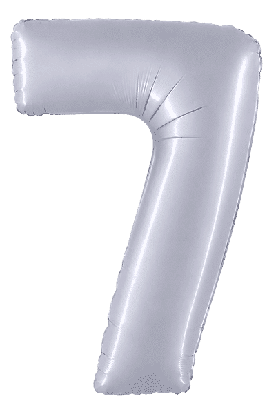 Number 7 - Cobalt Silver, 40"/102cm