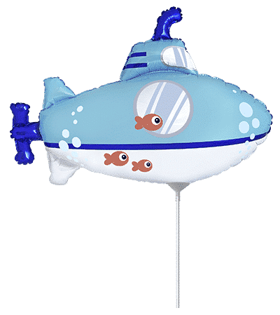Submarine - Mini 11"/27cm h. x 13"/33cm.w