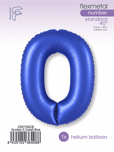 Number 0 - Cobalt Blue, Single Pack