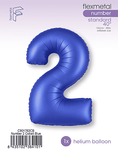 Number 2 - Cobalt Blue, Single Pack