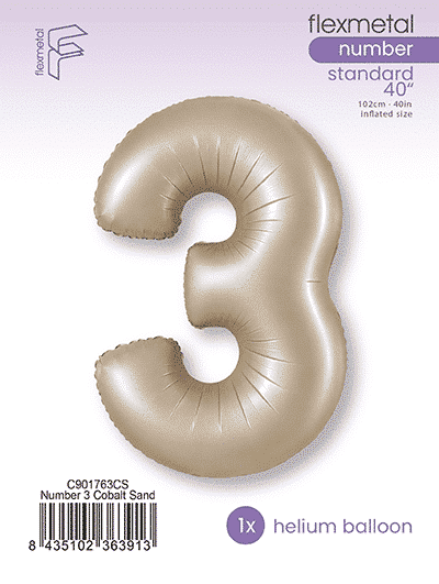 Number 3 - Cobalt Sand, Single Pack