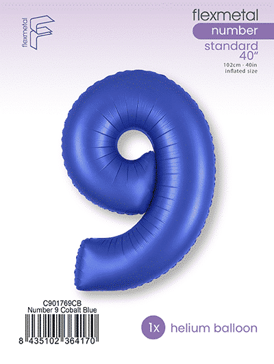 Number 9 - Cobalt Blue, Single Pack